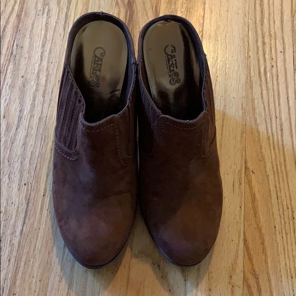 CARLOS SANTANA CLOGS WITH HEEL - Picture 1 of 4